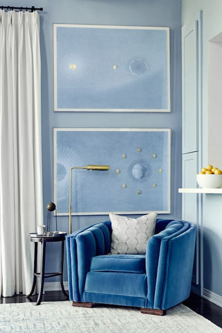 Celestial Blue Sitting Room