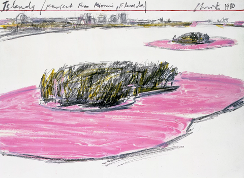 Christo and Jeanne Claude surrounded islands 