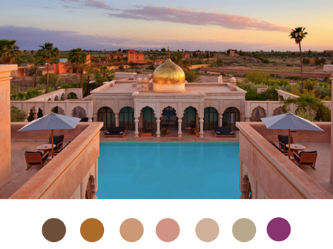 Colors inspired by Marrakech