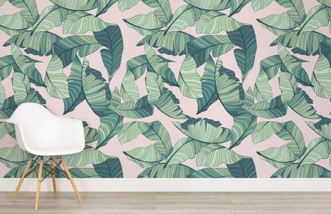 Pink Tropical Wallpaper