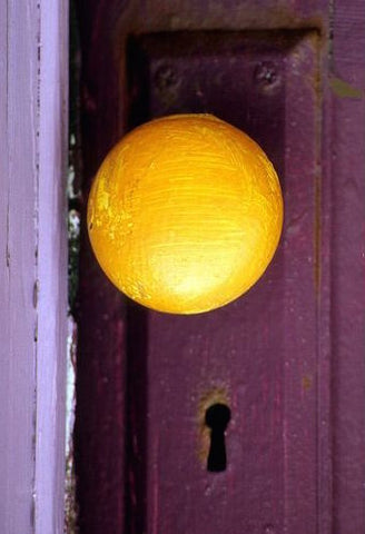 Purple and Yellow Door