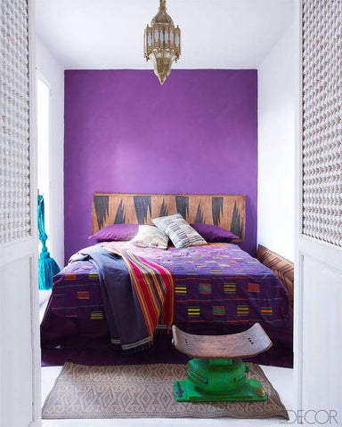Ultra Violet accent wall