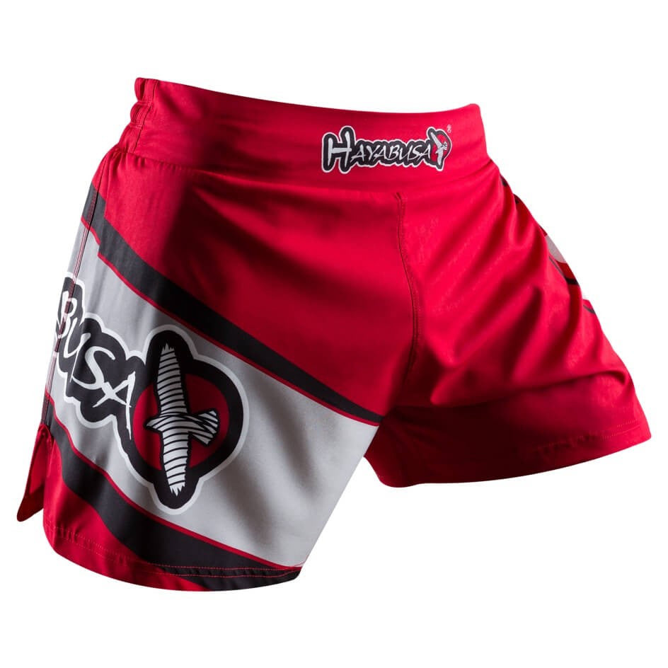 Hayabusa Kickboxing Shorts - Red | Combat Gear