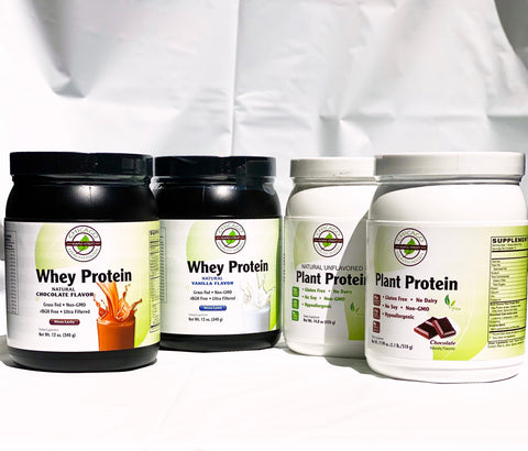 Whey Protein vs. Plant Protein Powder? – Chicago Health Foods