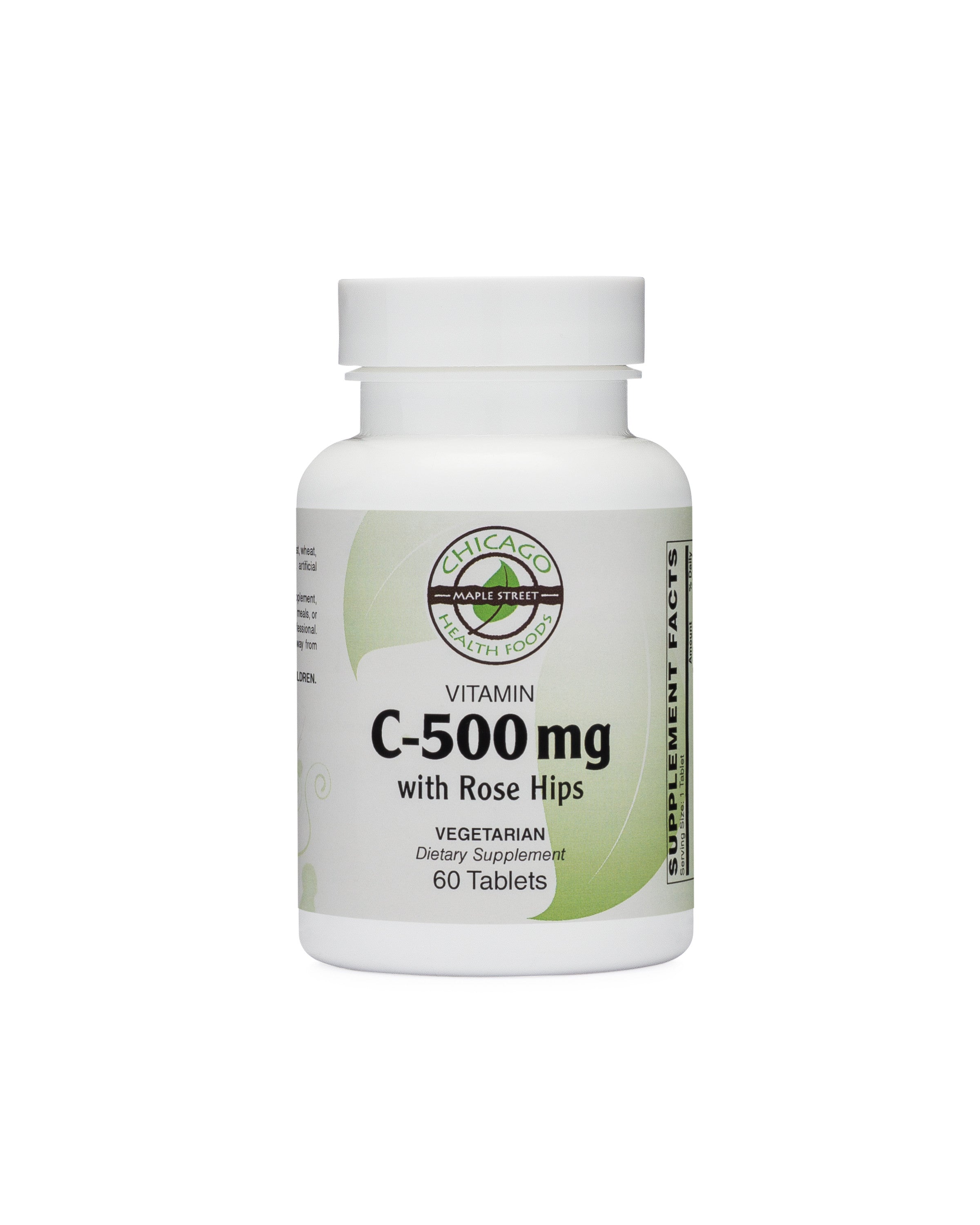 Vitamin C 500 Mg Chicago Health With Rose Hips 60 Tablets