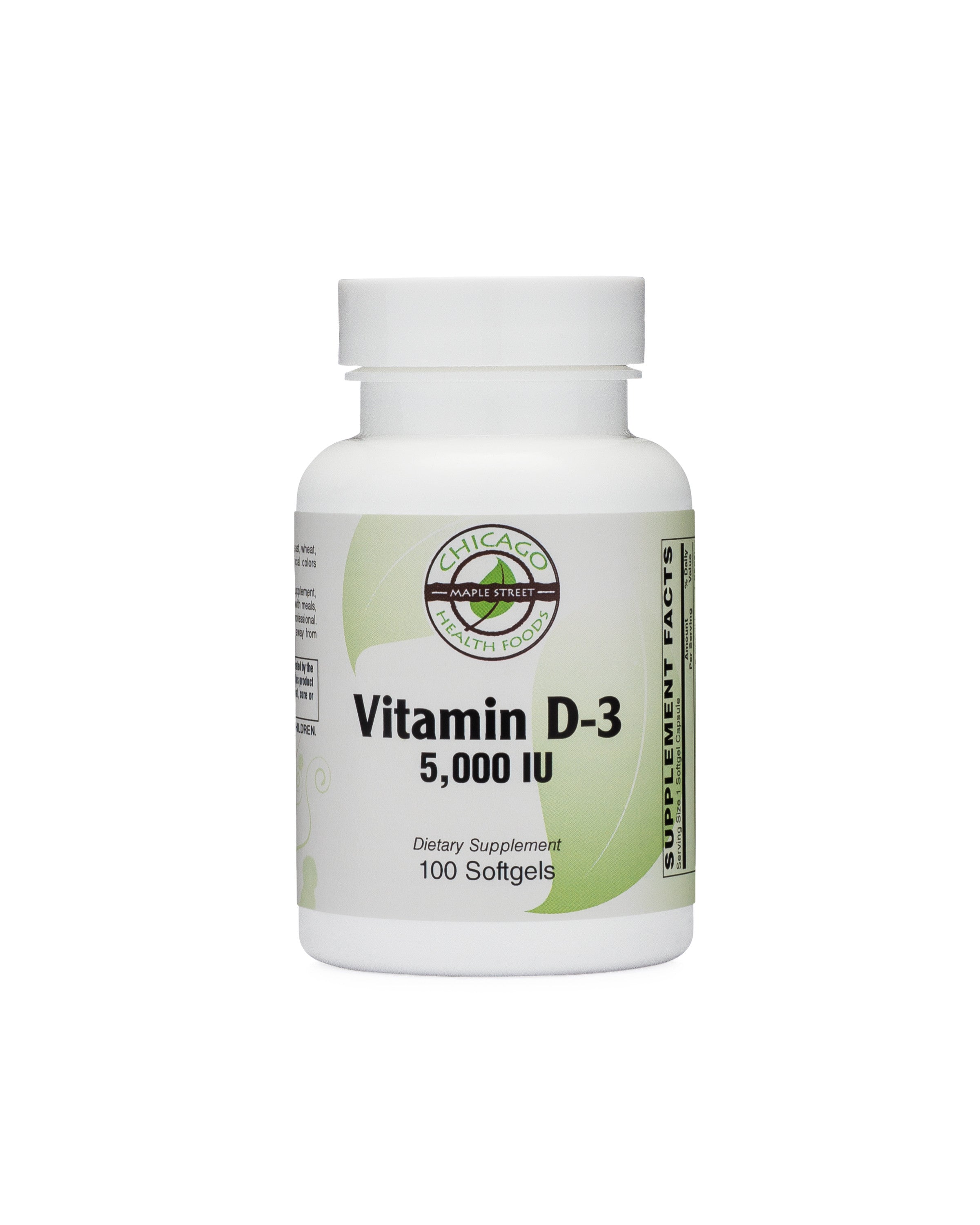 Vitamin D3 5000 Iu Chicago Health 100 Softgels Chicago Health Foods 5222