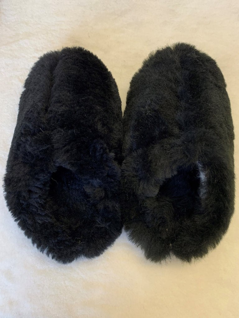 ladies wool lined slippers