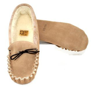 mens moccasin slippers no soles