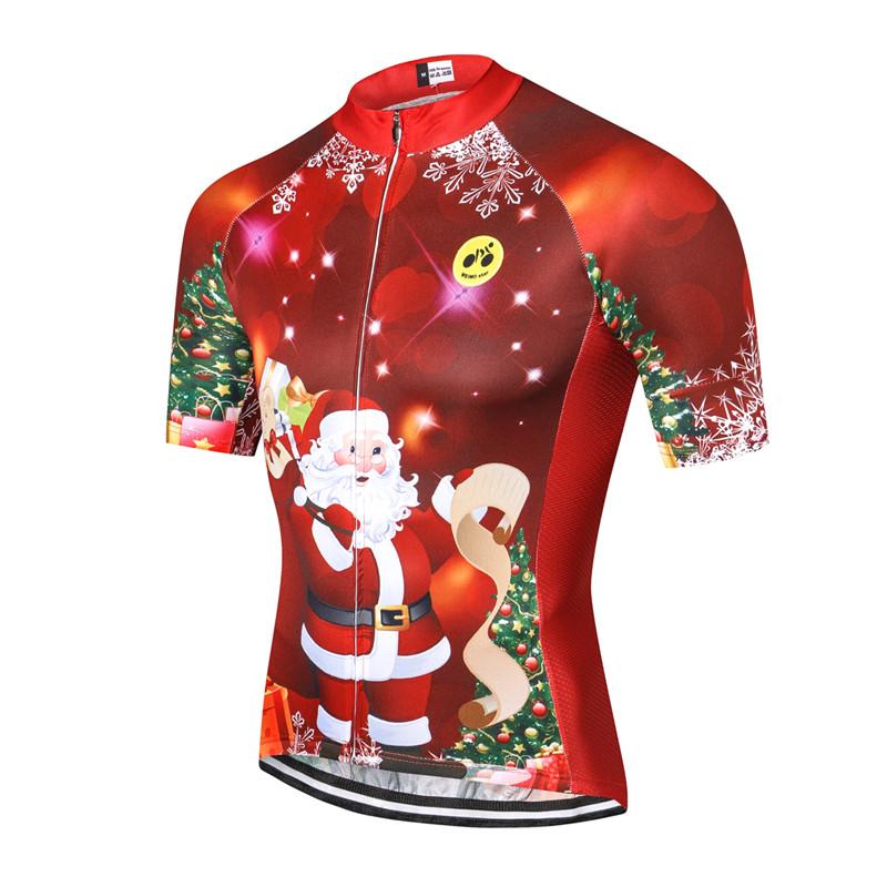 xmas cycling jersey