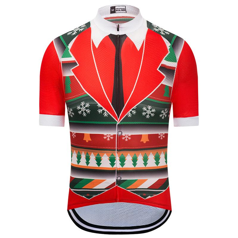 xmas cycling jersey