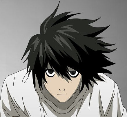 Men's Death Note Male Black Short Spiky Heat Resistance Cosplay Anime ...