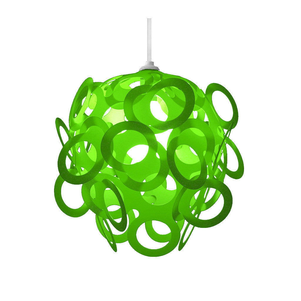 Loopy Lu Green Lamp Shade Designed By Lothair Hamman Funky Lamp