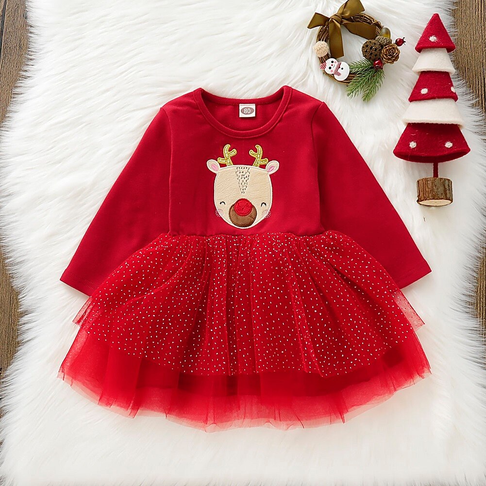 christmas baby girl dress