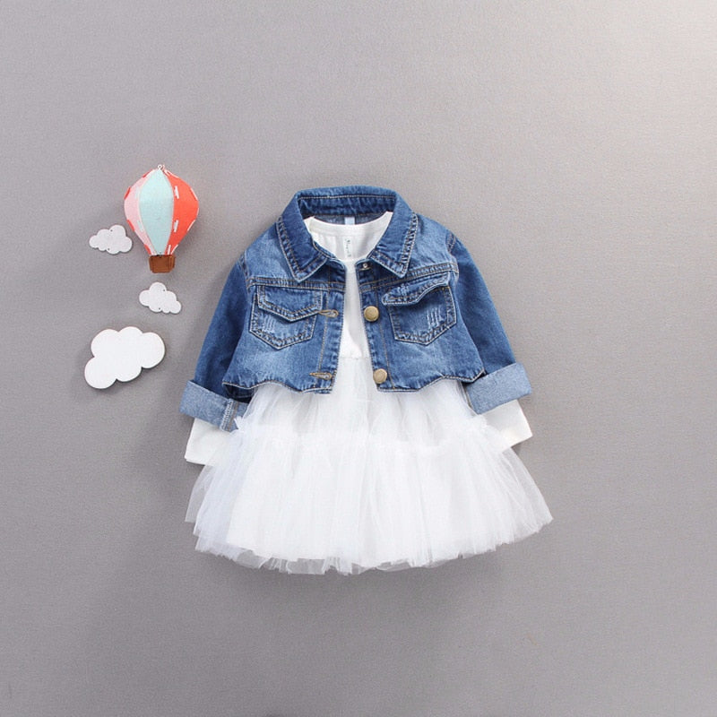 baby girl dress with jacket