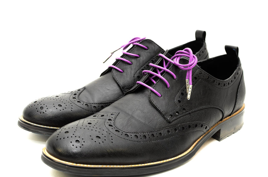 purple dress shoe laces