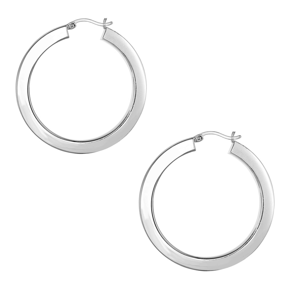 real hoop earrings