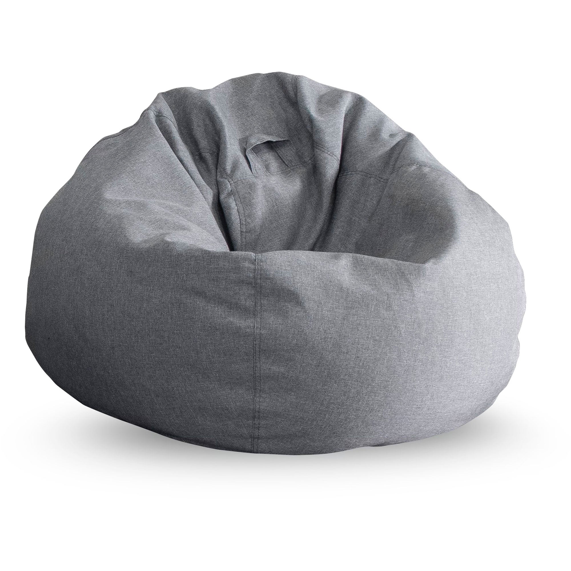 grey beanbag chair