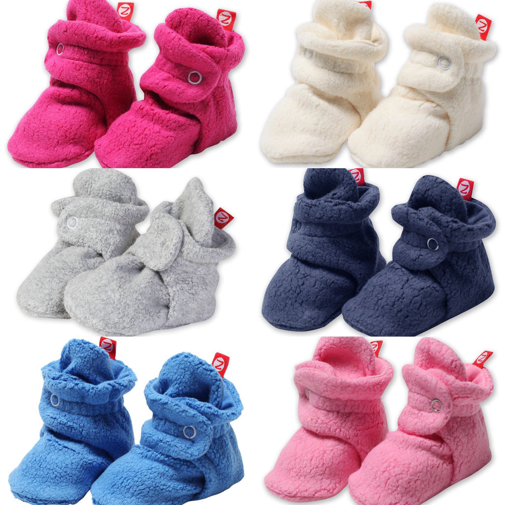 Cozy Fleece Booties 3 and 6 Months 