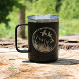 Pick Your Color-15 Oz Engraved Goose Duck Hunting Coffee Mug