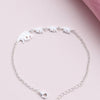 Sterling Silver Bears Bracelet For Mother's Day - sterling silver-NuNu jewellery