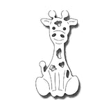 Toy Giraffe Metal Die Cut by Frantic Stamper Dies FRA-DIE-10143 - Inspiration Station Scrapbook Store & Retreat