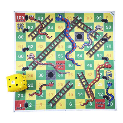 Giant Snakes and Ladders 3m x 3m - Traditional Garden Games