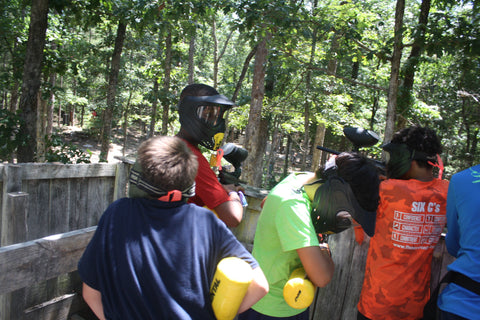 elevation church activities at Boss Paintball