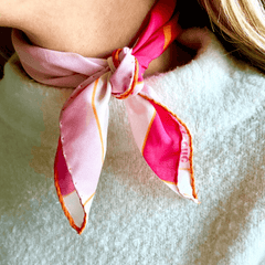 Pink Wink Silk Scarf