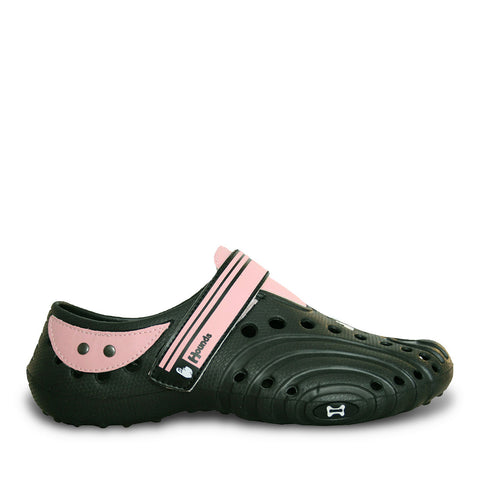 Hounds Women's Ultralite Shoes - Black with Soft Pink