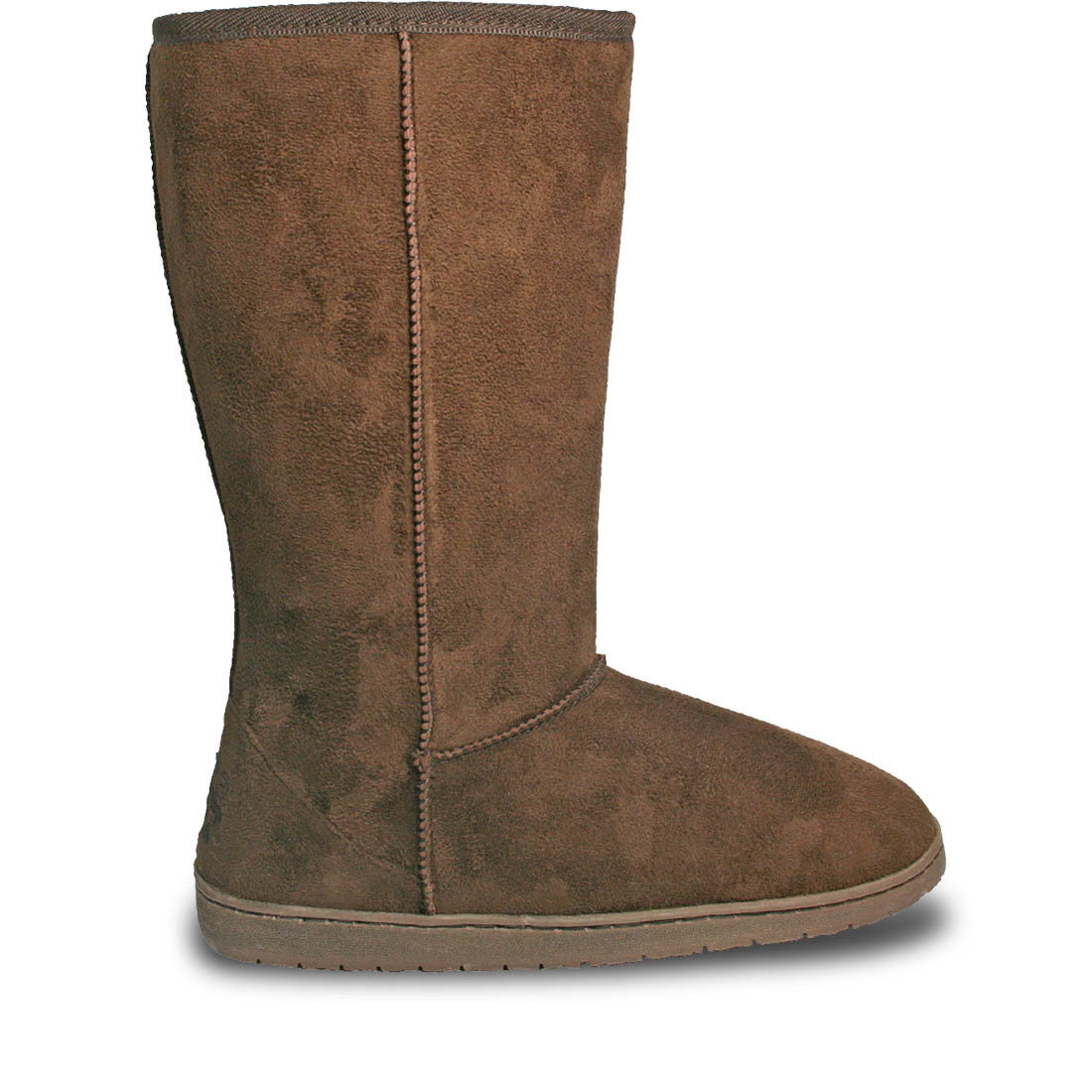 Image of Women's 13-inch Microfiber Boots - Chocolate