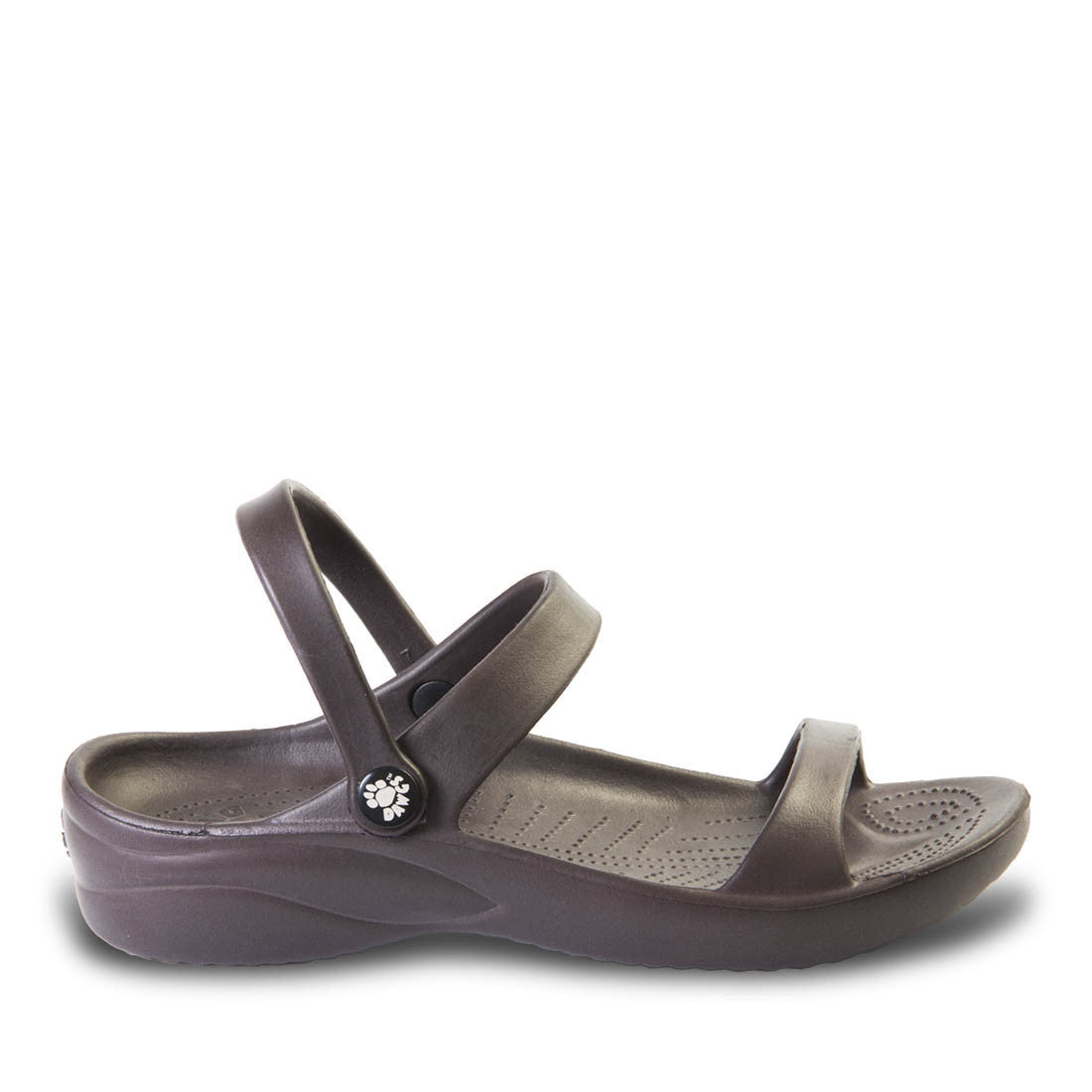 Image of Women's 3-Strap Sandals - Dark Brown