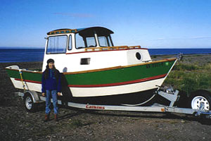 21 Foot Cabin Skiff