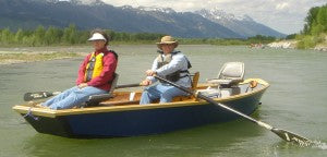 two people in skiff