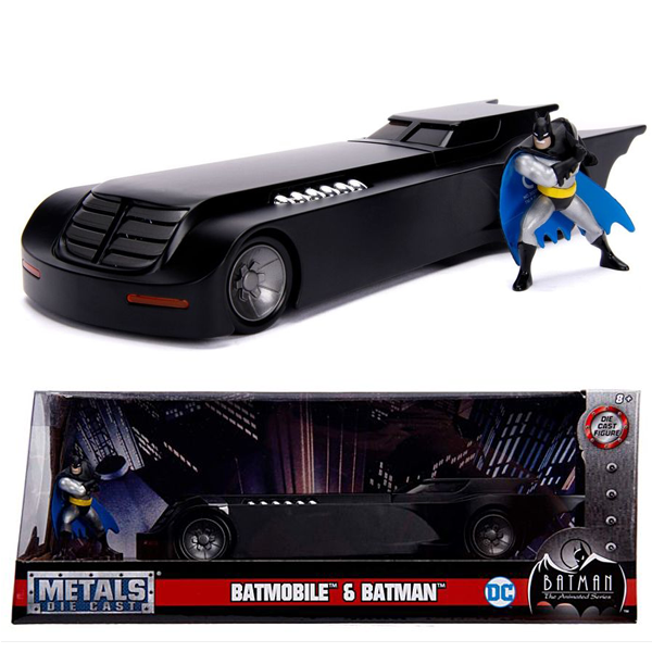 Batman The Animated Series - Batmobile 1:24 Scale Die-Cast Car Replica –  Hero Stash