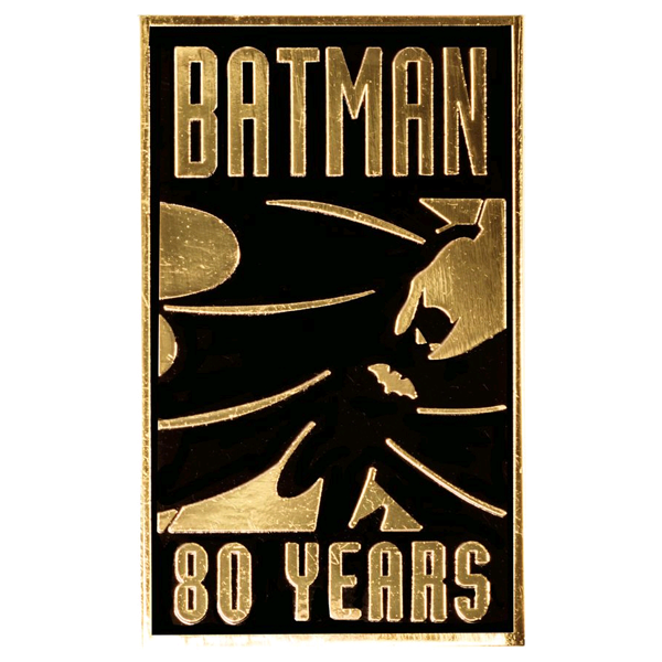 Batman - 80th Anniversary Gold Pin – Hero Stash