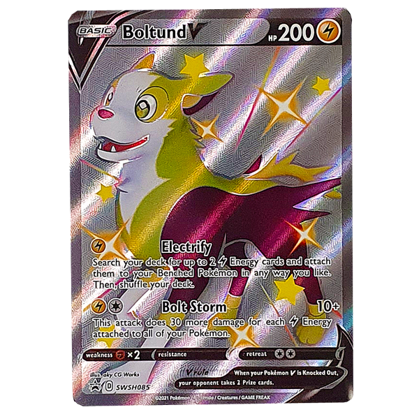 Pokemon Tcg Boltund V Shiny Promo Swsh085 Hero Stash