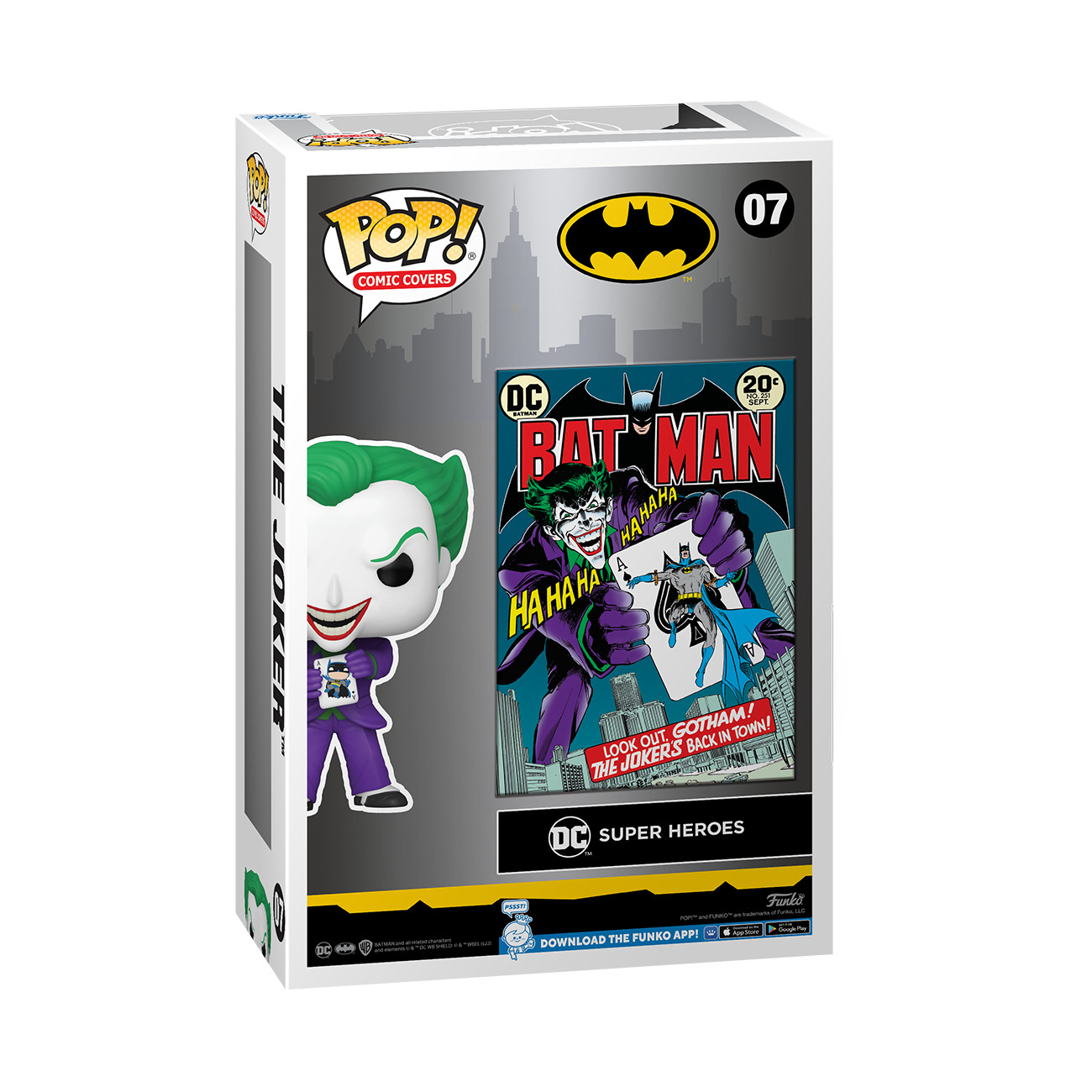 Batman - Joker Back in Town BCCC 2022 Exclusive Pop! Comic Covers with –  Hero Stash