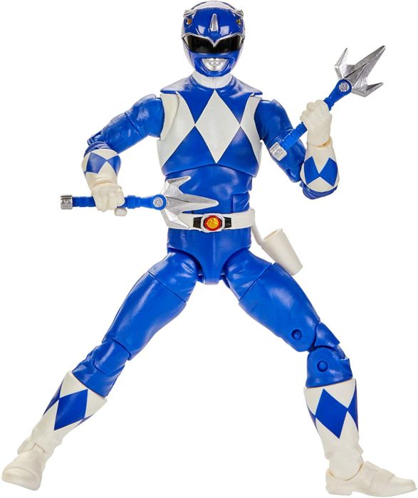 mighty morphin power rangers blue ranger lightning collection action figure