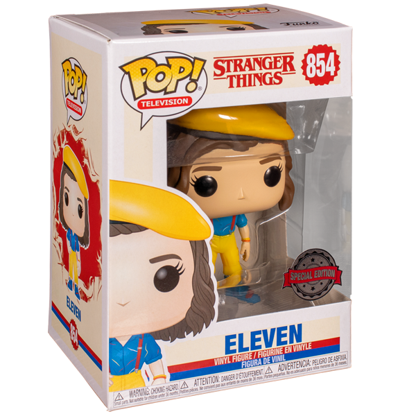 Stranger Things Eleven In Yellow Outfit Us Exclusive Pop Vinyl
