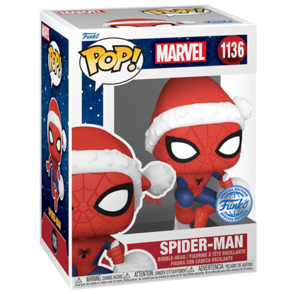 Marvel - Spider-Man in Santa Hat US Exclusive Pop! Vinyl Figure – Hero Stash