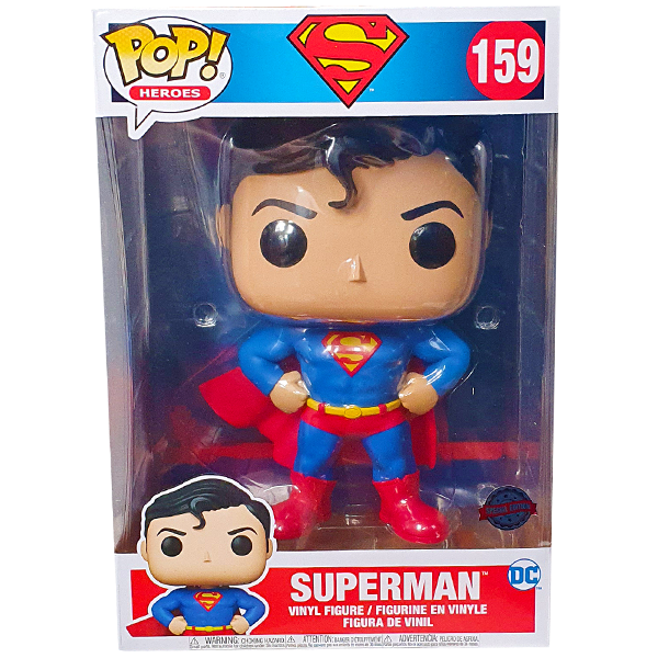 10 in superman funko pop