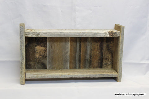 Barnwood Shadow Box Western Rustics Repurposed