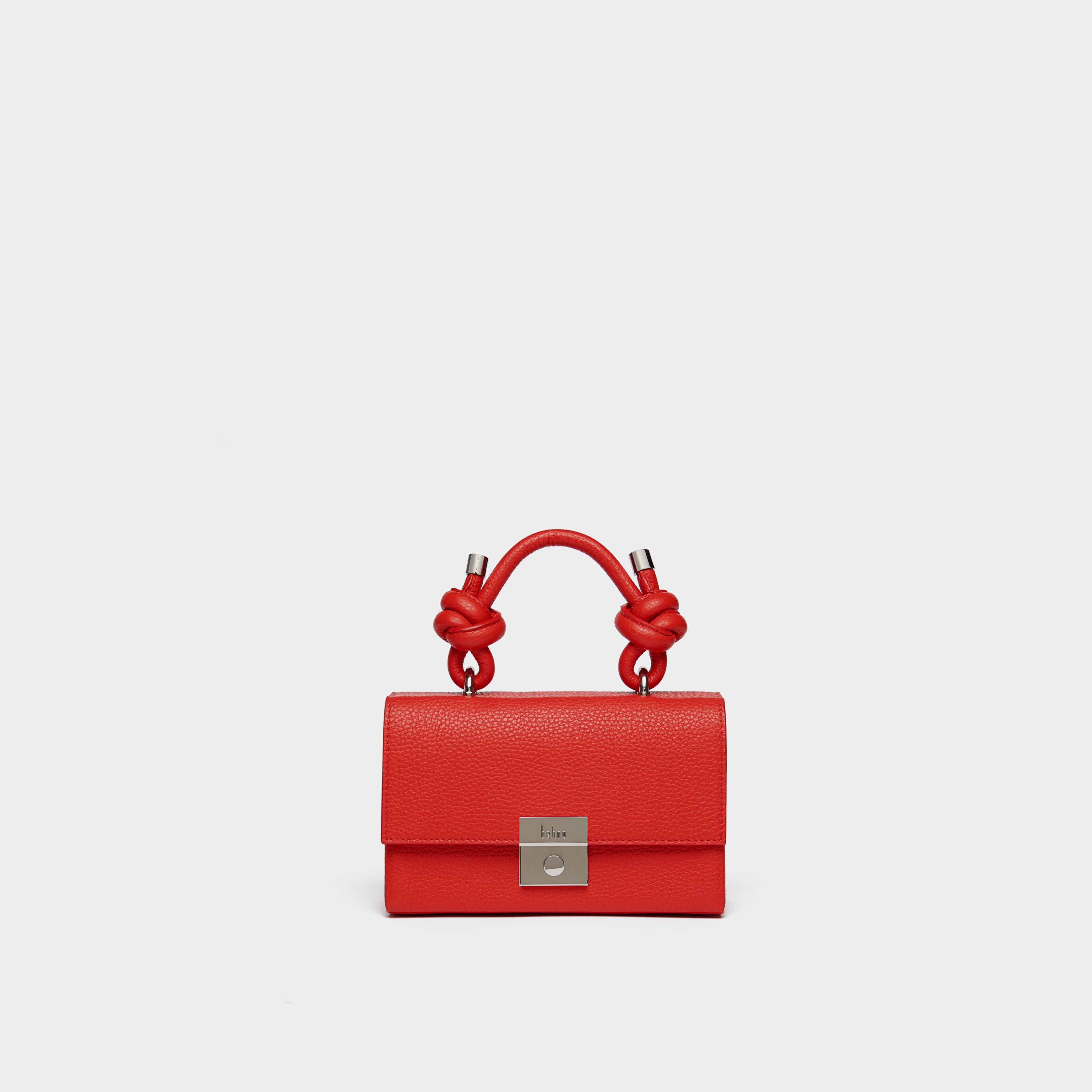 Shop Behno Mary Bag Mini Pebble Red