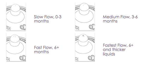 bottle nipple sizes