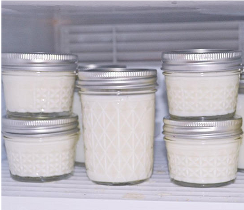 mason jar breast milk storage containers