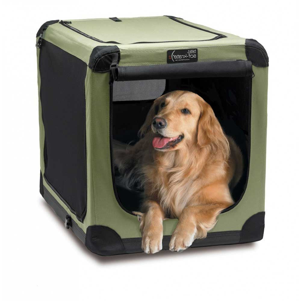 soft portable dog crate