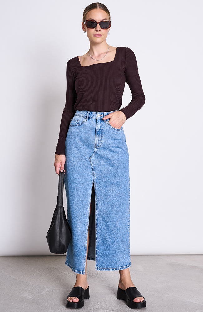 Denim Rok Luce Lichtblauw 6