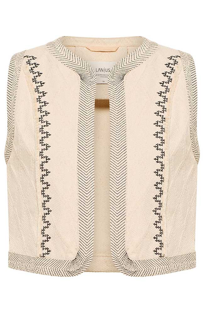 Cardigan Embroidered Beige 1
