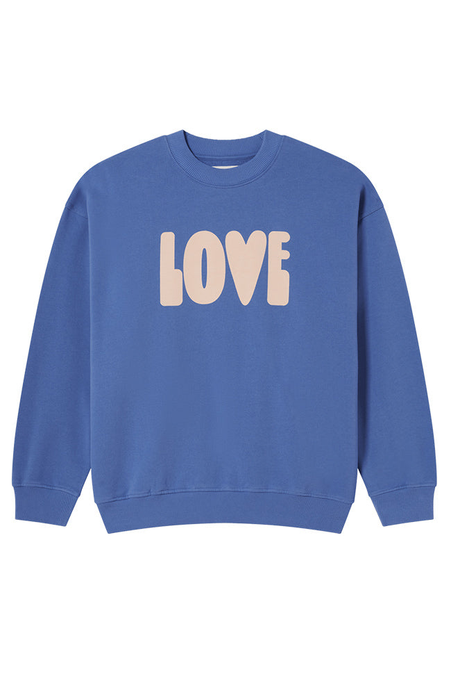 Pullover Liebe Ecru Blau 5