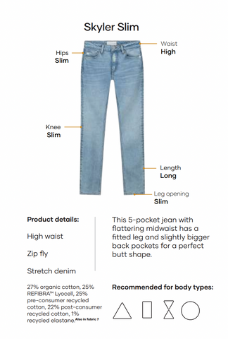 Skyler Slim fit van MUD Jeans | Sophie Stone duurzame mode